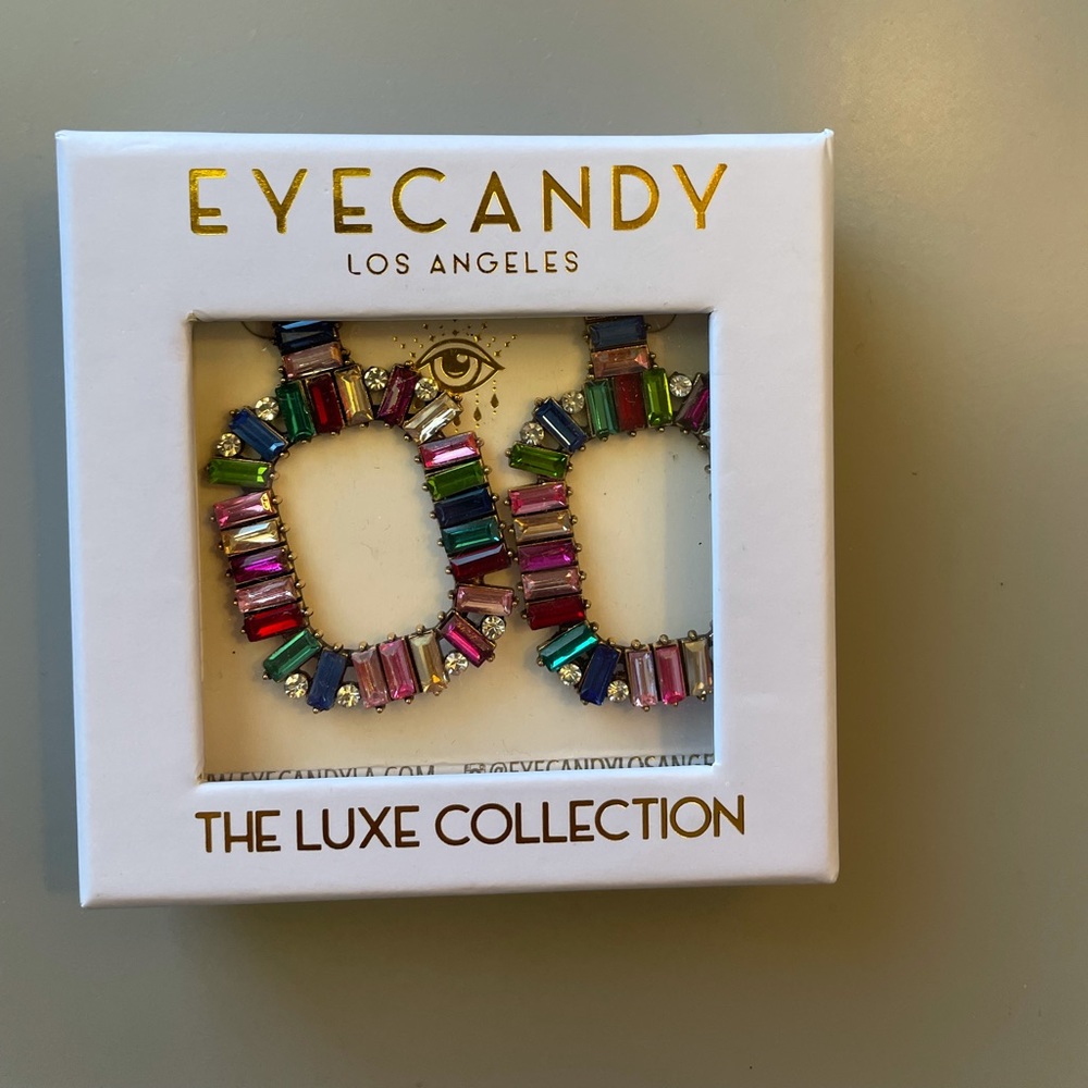 Mackenzie Rainbow Drop Earrings by Eye Candy Los Angeles